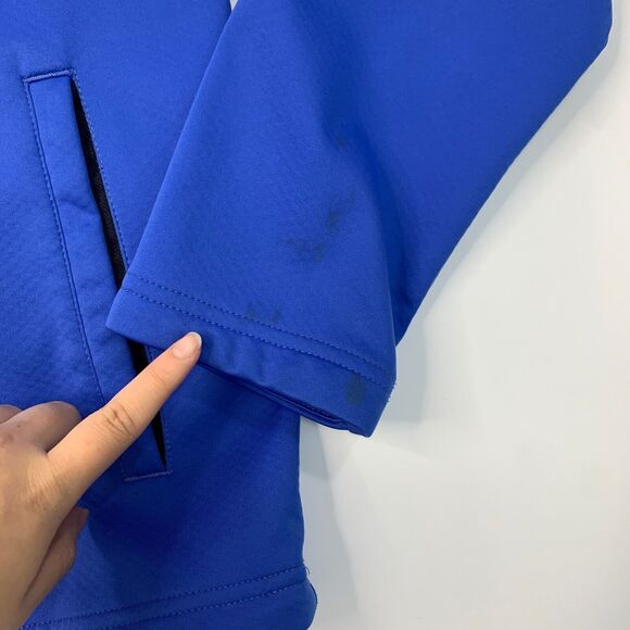 Slazenger Golf Sweatshirt Mens S Small Blue Quarter Zip Performance Pullover - Picture 3 of 13